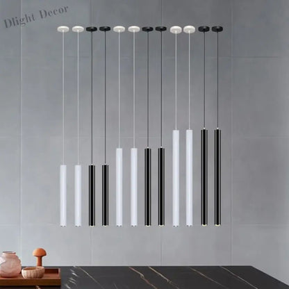 Ella's Nordic Long Tube Pendant Lights