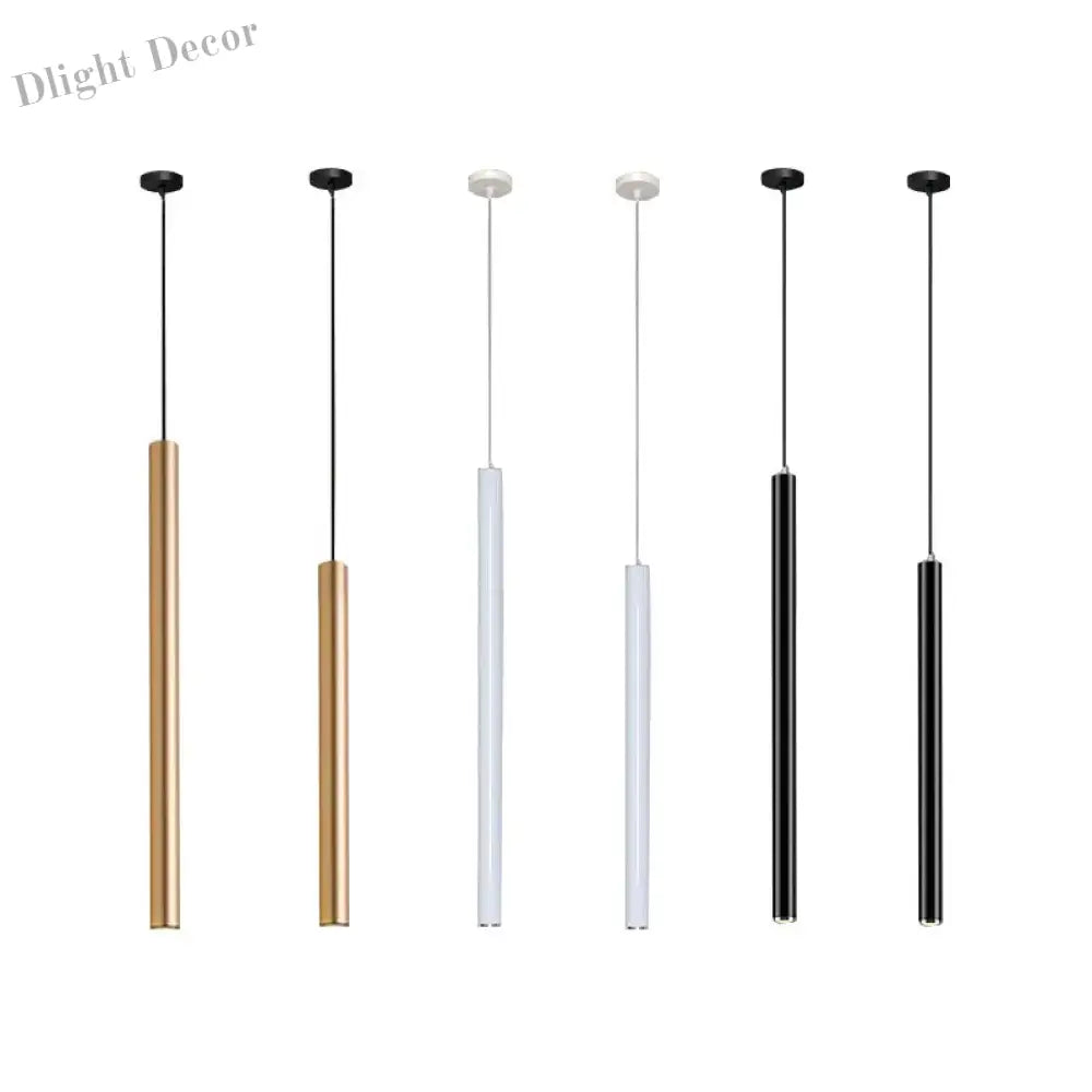 Ella's Nordic Long Tube Pendant Lights