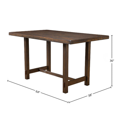 Emery Pub Height Dining Table, Walnut