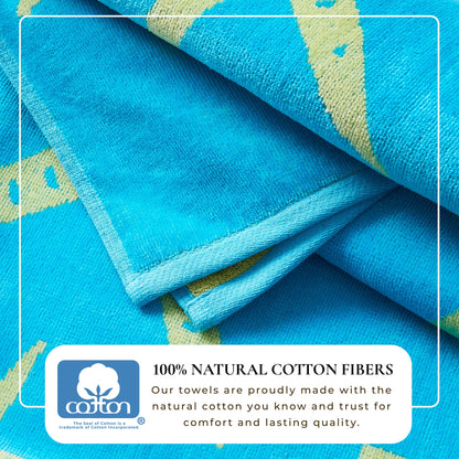 Cotton Velour Beach Towel - Maui Collection