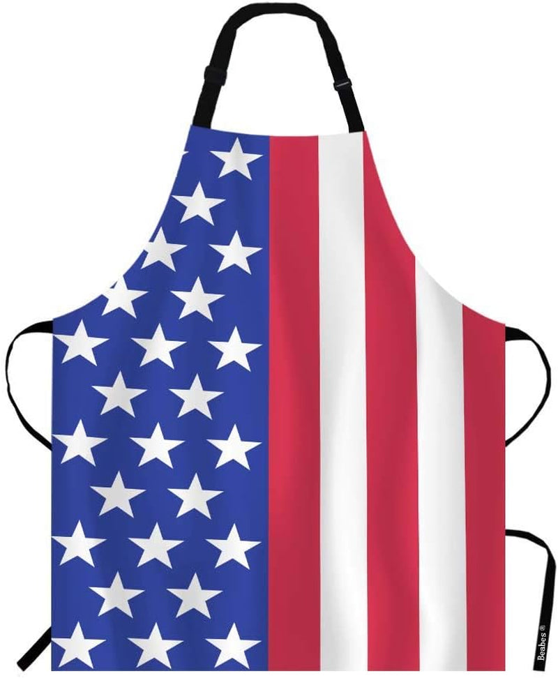 Adjustable Kitchen Bib Apron - Multifunctional Polyester Apron for Chefs, Home Cooking, and Artistic Activities, 27W x 31L Inch, Multi-008