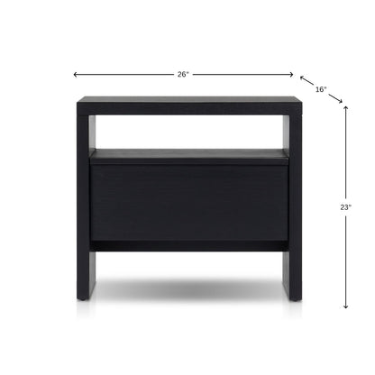 Flo Nightstand, Black