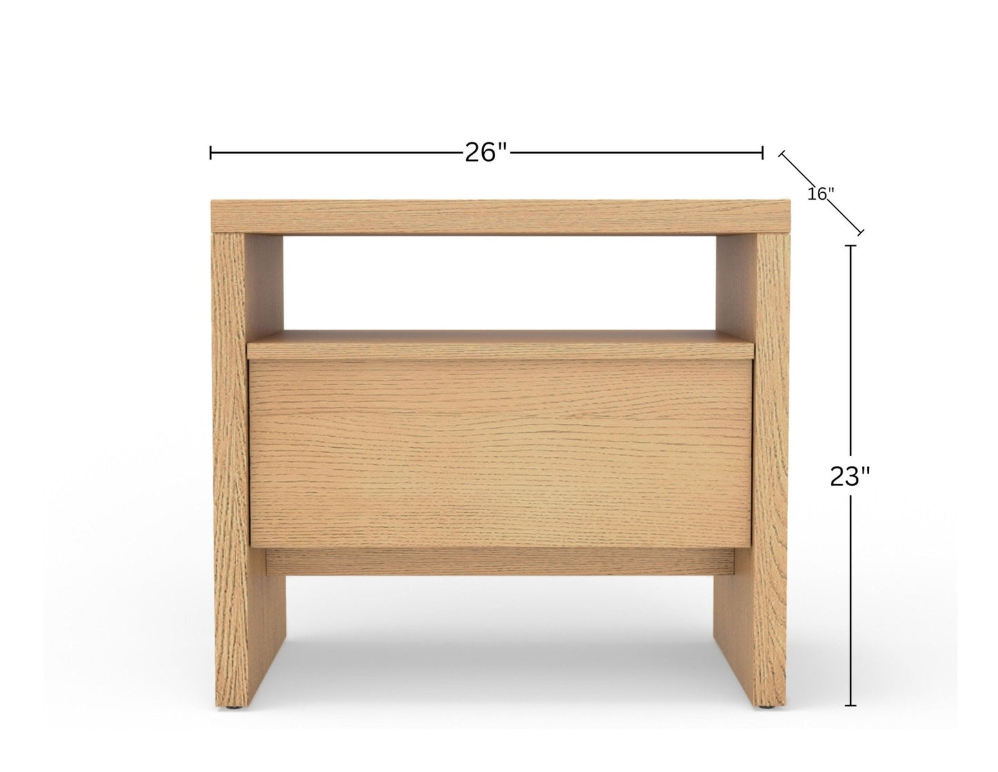 Flo Nightstand, Natural
