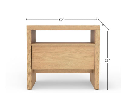 Flo Nightstand, Natural