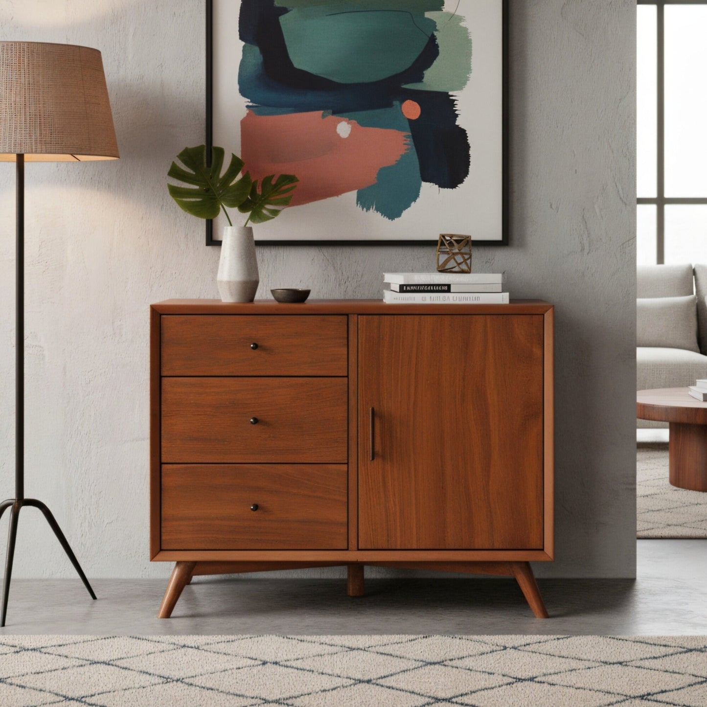 Flynn Accent Cabinet, Chestnut