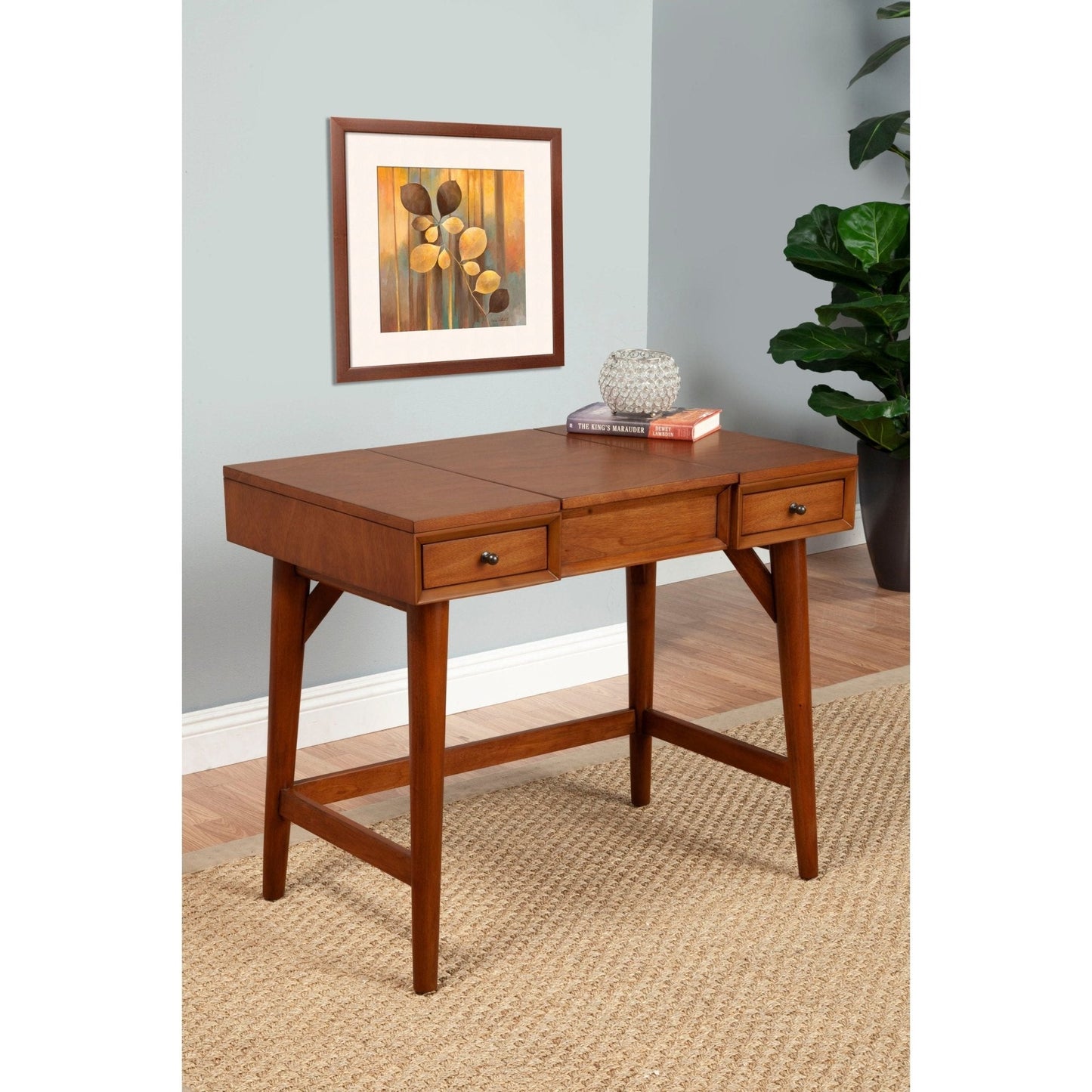 Flynn Bedroom Vanity, Chestnut