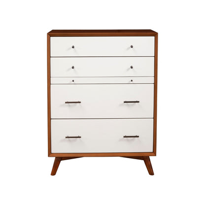 Flynn Chest, Chestnut/White
