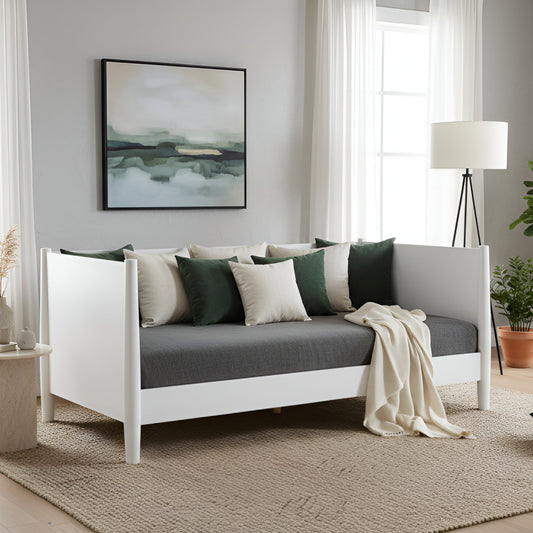 White Twin Day Bed, Flynn Collection