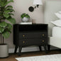 Flynn Large Nightstand, Black