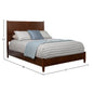 Flynn Panel Bed, Walnut