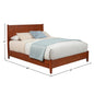 Flynn Platform Bed, Chestnut