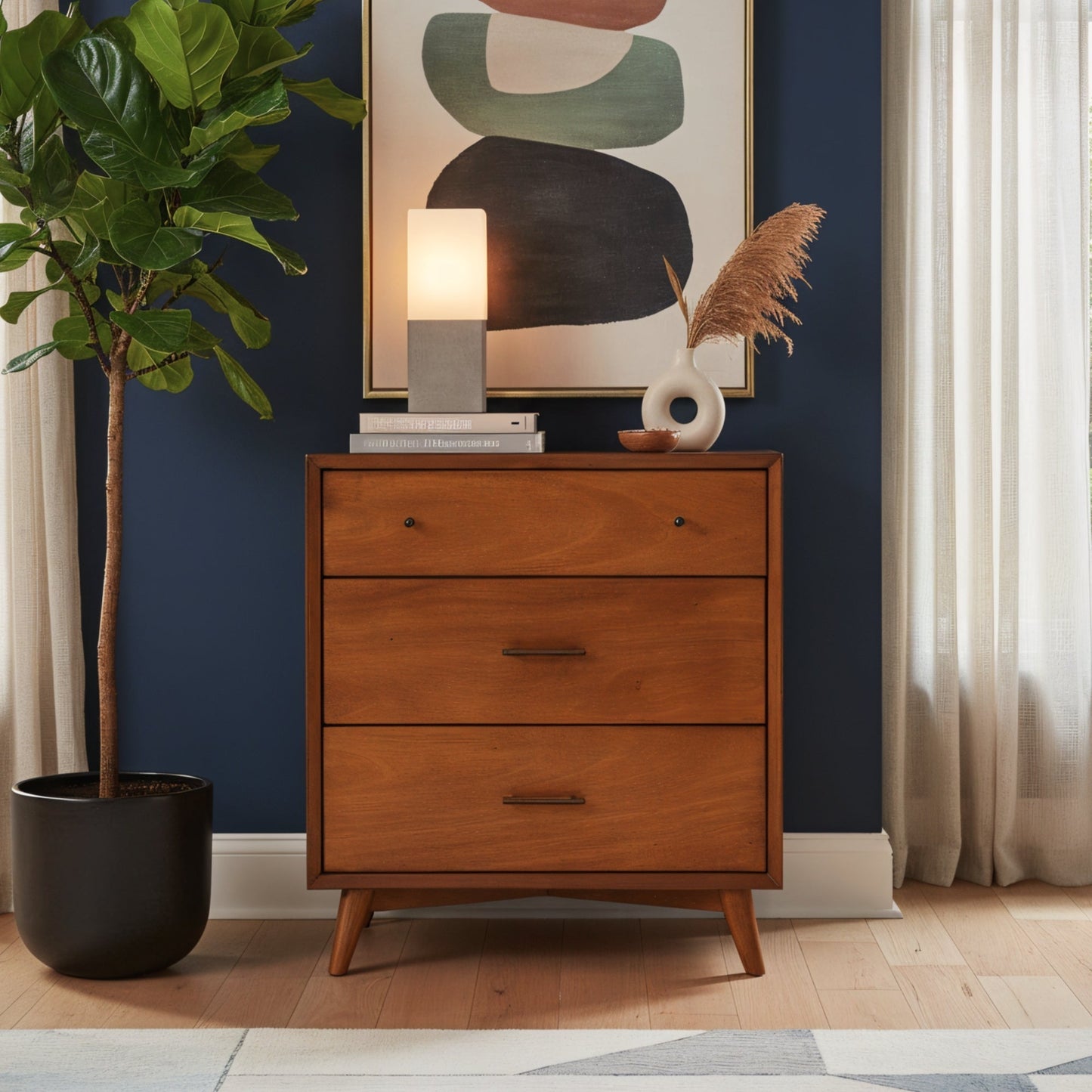 Flynn Small Chest, Chestnut