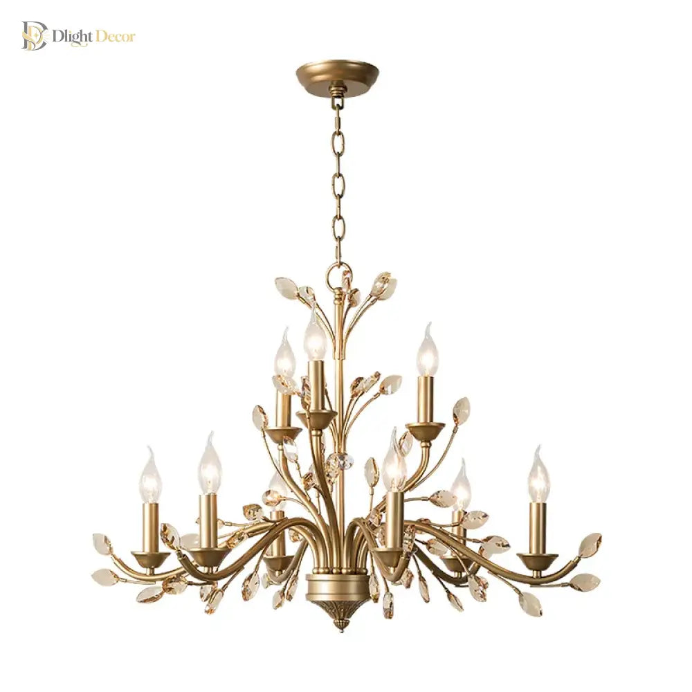 French Crystal Chandelier | Modern Dining Room Lighting