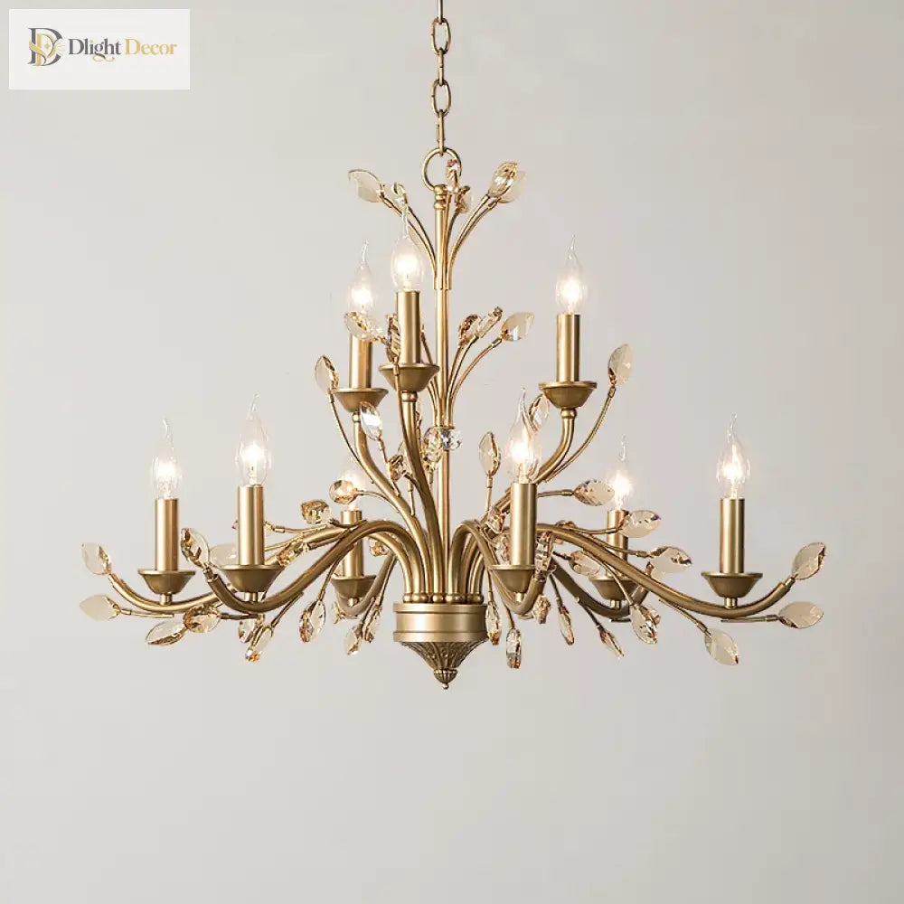 French Crystal Chandelier | Modern Dining Room Lighting