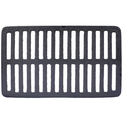 Oval Cast Iron Grill with Enamel Coating - Charcoal Tabletop Skillet
