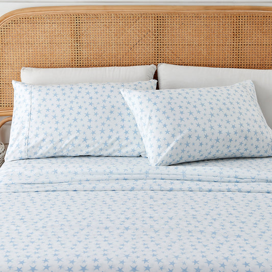 Microfiber Coastal Printed Sheet Set - Newport Collection