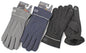 3-Pack Men’s Touch Screen Smooth Velvet Style Fashion Gloves