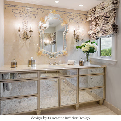 LORENZO Murano glass mirror