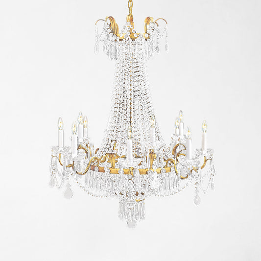 PRIMAVERA gold chandelier