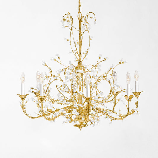 CALENDRA gold chandelier