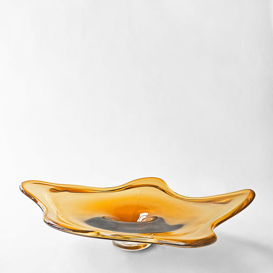 KAZU glass platter