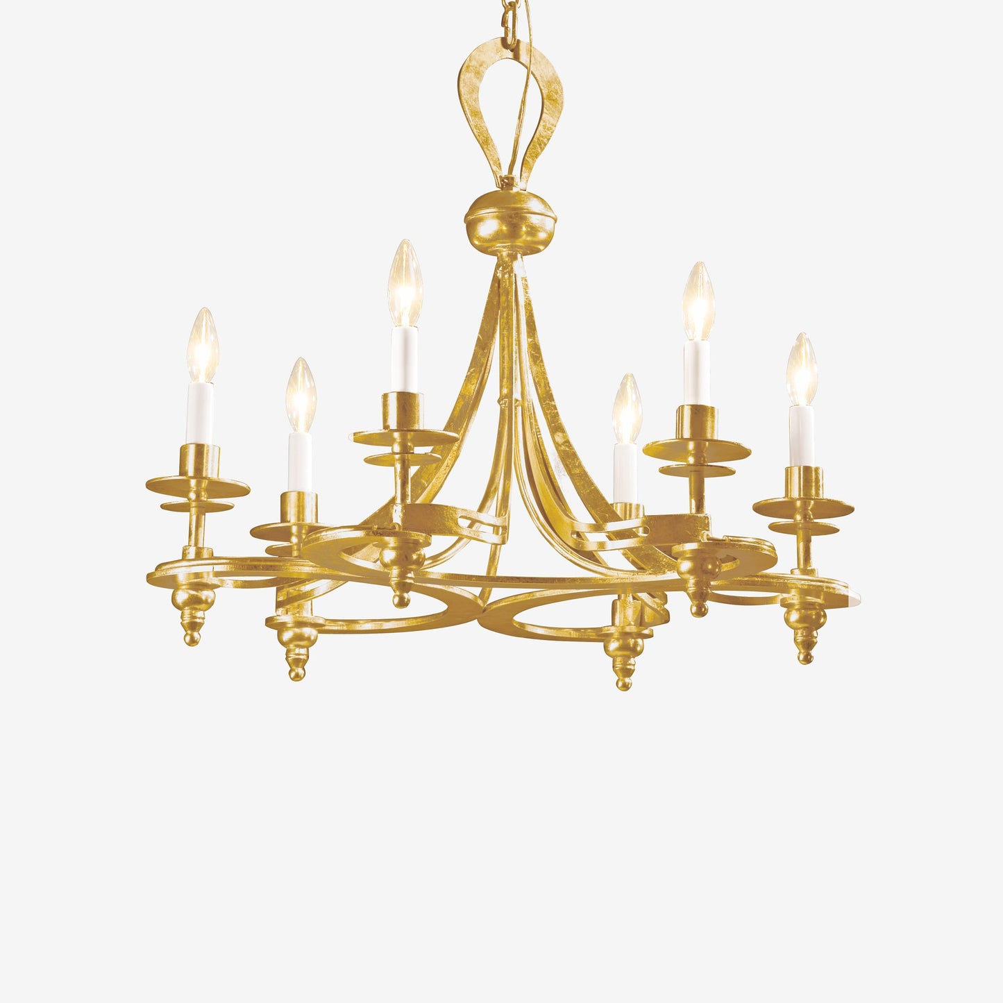 DOMA gold chandelier