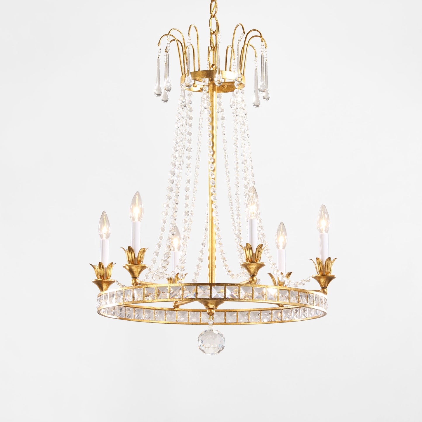 ITHACA gold chandelier