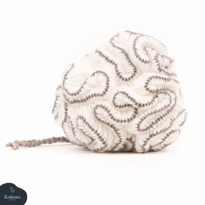 Organic Cotton Shower Pouf