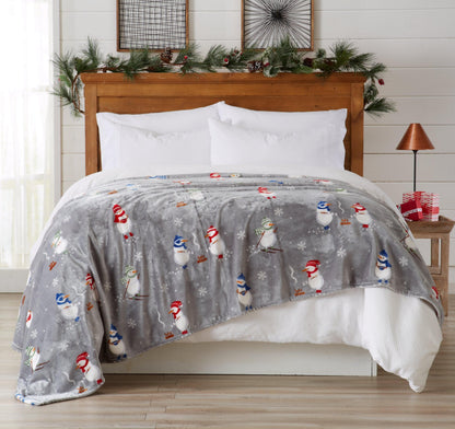 Velvet Throw Blanket - Pearl Collection