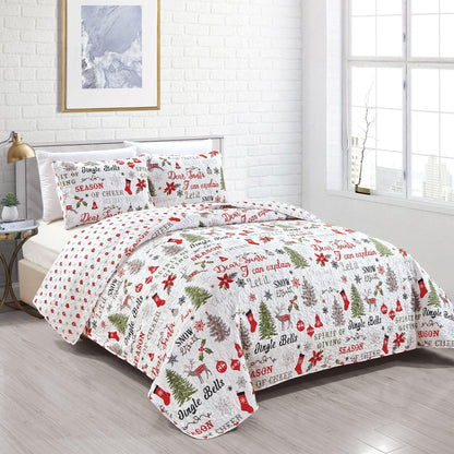 Holiday Quilt Set - Carol Collection