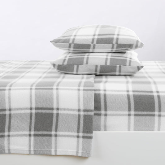 Printed Fleece Sheet for Warm Bedding Comfort, Dara Collection