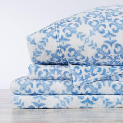 Printed Plush Sheet - Velvet Luxe Lattice Collection