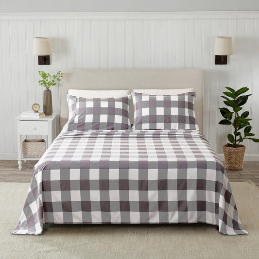 Microfiber Printed Sheet Set - Baylor Collection