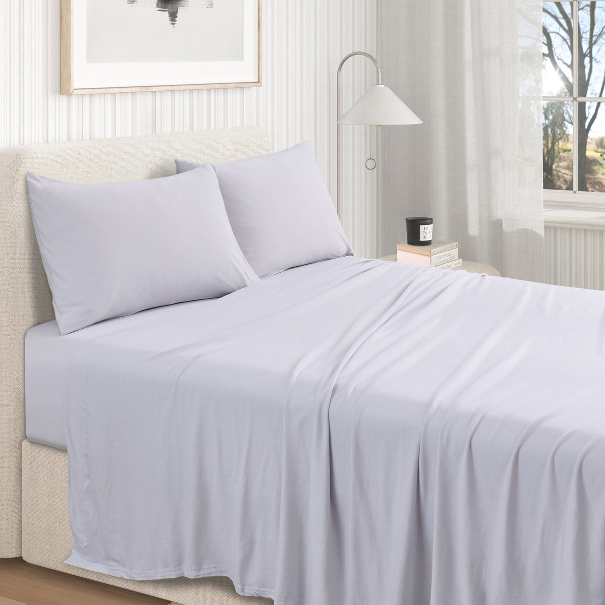 100% Organic Cotton Jersey Knit Sheets