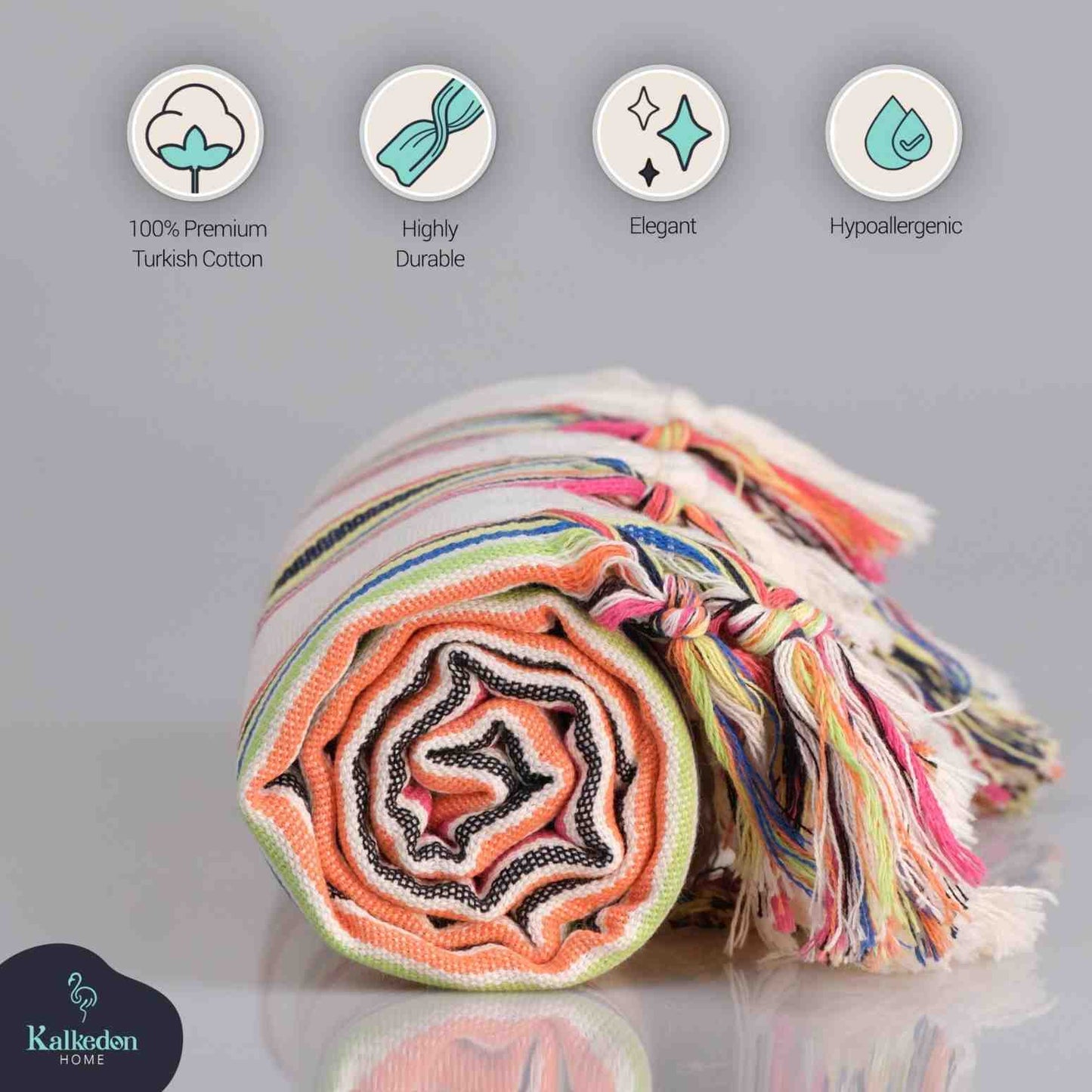 Rainbow Turkish Blanket