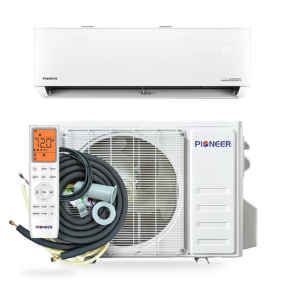 Pioneer Quantum Hyperformance 24,000 BTU 22.5 SEER2 230V High-Wall Ductless Energy-Star Mini-Split Air Conditioner Inverter Hyper Heat Pump Full Set – view 3