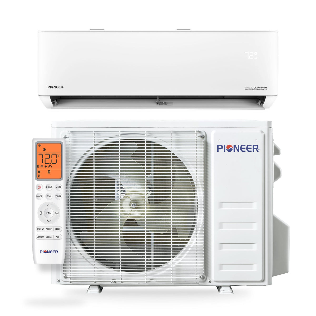 Pioneer Quantum Hyperformance 24,000 BTU 22.5 SEER2 230V High-Wall Ductless Energy-Star Mini-Split Air Conditioner Inverter Hyper Heat Pump Full Set – view 5