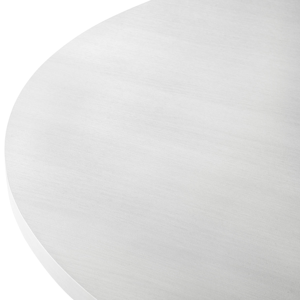 Innes 5-Piece Round Dining Set with Rubberwood Table and Faux Leather Chairs - Vanilla White