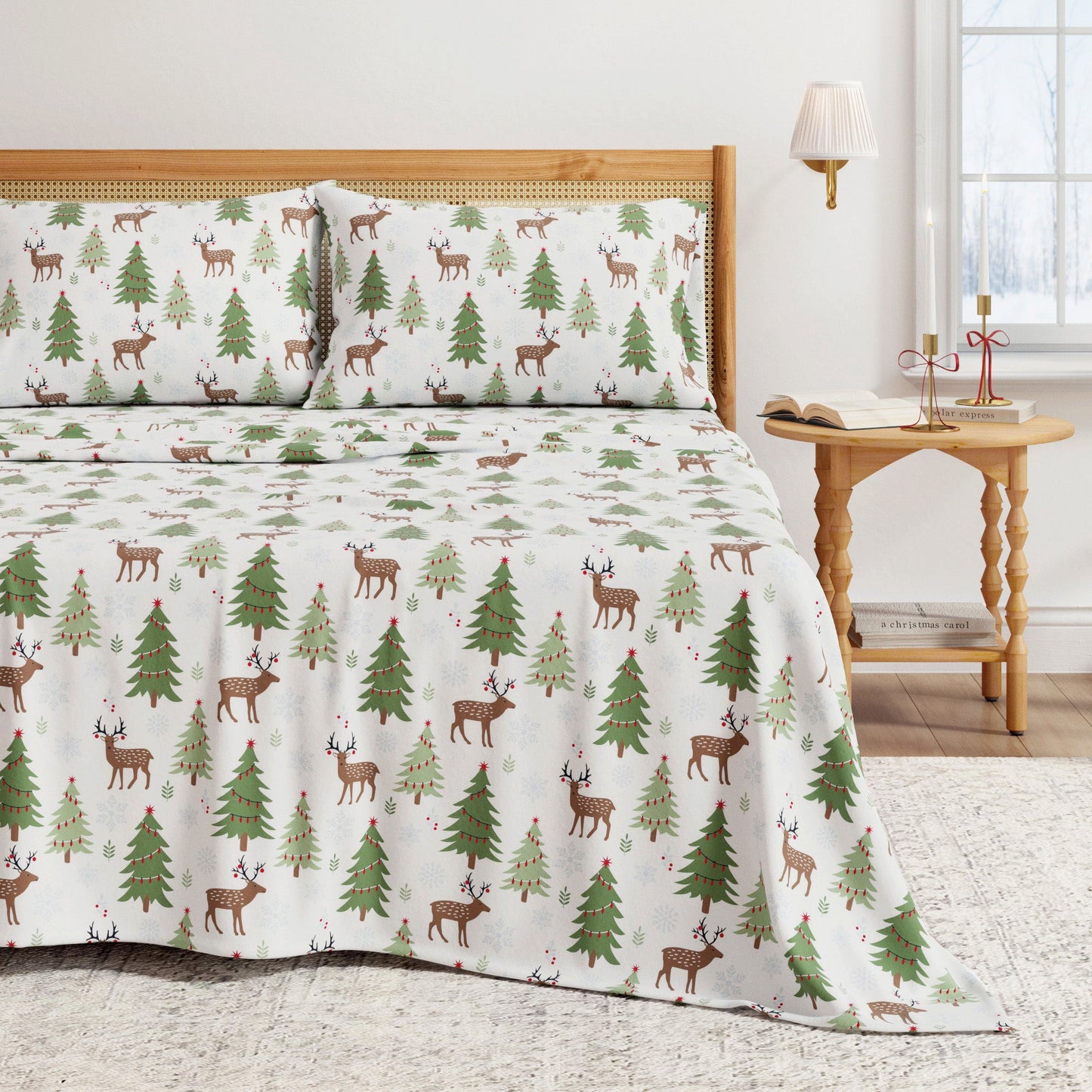 100% Turkish Cotton Flannel Sheet Sets - Boulder Collection