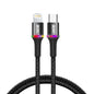 6ft RGB Braided Lightning to Type-C Cable PLED49