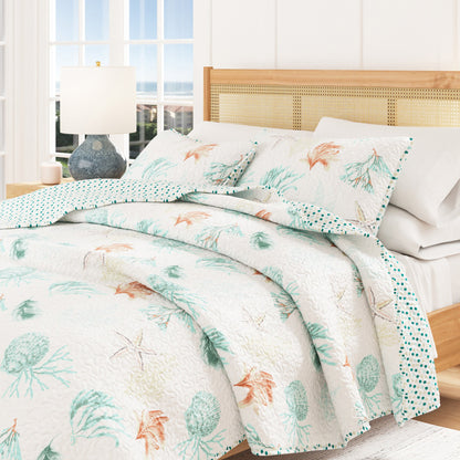 Key West Collection Coastal Quilt Set