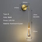 Italian Crystal Wall Lights - LED Creative Raindrops Wall Lamp for Restaurant, Bedroom, Bedside Decor, Corridor Cristal Sconces Lamp