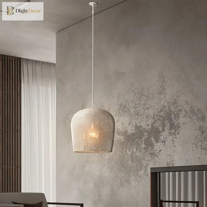 Japanese LED Rattan Pendant Light | Dining Room Lighting
