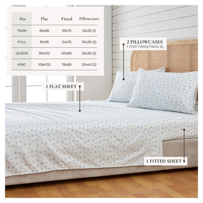 Coastal Printed Sheet Set - Newport Collection