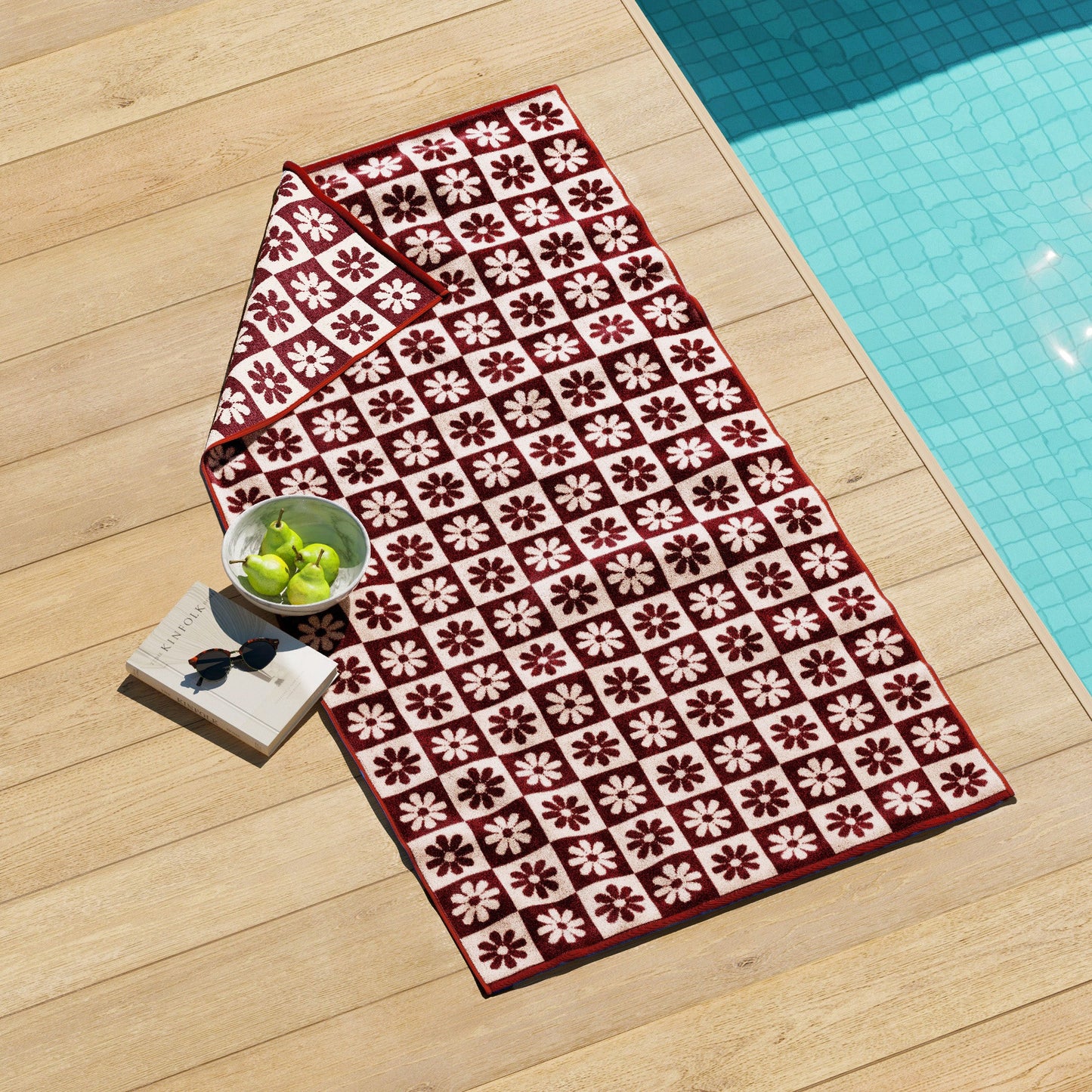 Cotton Velour Beach Towel - Maui Collection