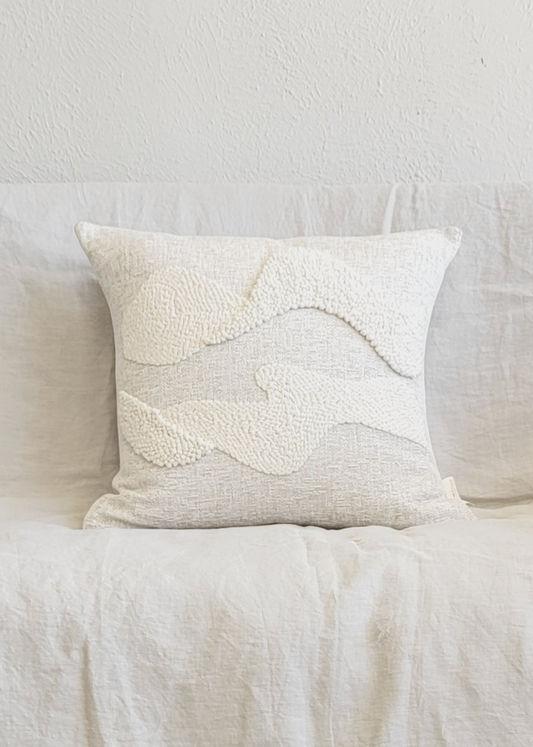 Karoo Cloud Eco-Cotton Throw Pillow