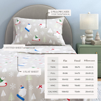 Turkish Cotton Flannel Sheet - Stratton Collection