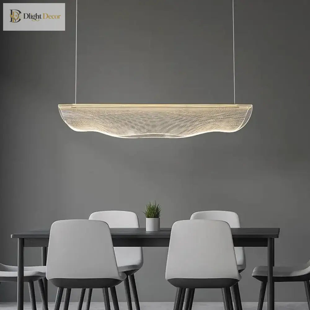 LED Acrylic Chandelier | Modern Dining Room Lighting