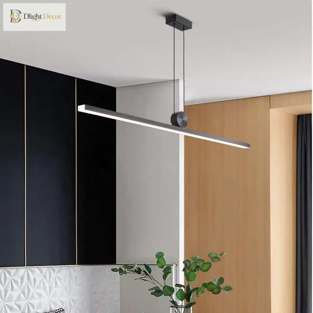 LED Black Chandelier | Kitchen Island Home Lighting