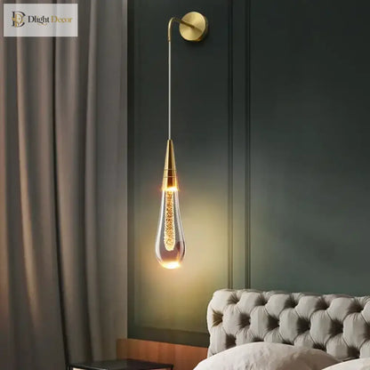 LED Crystal Wall Sconce | Bedroom & Bedside Lighting